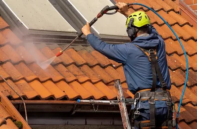 Démoussage et hydrofuge de toiture à Butten